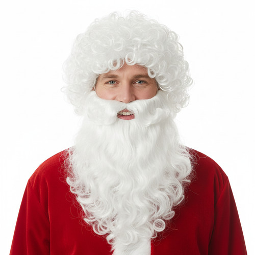 Santa beard wig - santa,