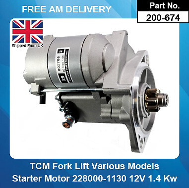Starter motor for - motor, tcm