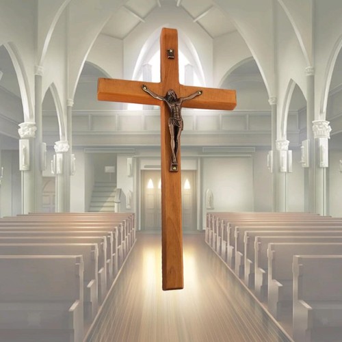 Catholic wooden crucifix for - wooden,