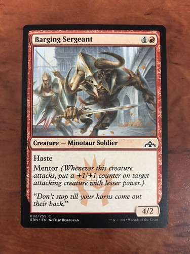 Barging sergeant mtg magic the - barging,