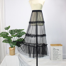 Ladies Tulle Skirt Ruffles