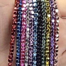 Hematite Cube Beads For