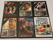 Bundle X6 F1 Formula 1 Official Review DVD's 07 08 09 10 11 & Greatest F1 Cars