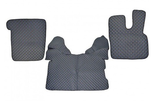 Black blue stitches - w/, eco