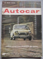 Autocar magazine 22 June 1962