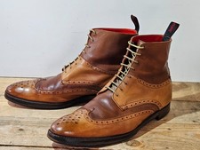 JEFFERY WEST TAN LEATHER 8 EYE