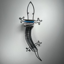 Black Metal Lizzard CD Rack