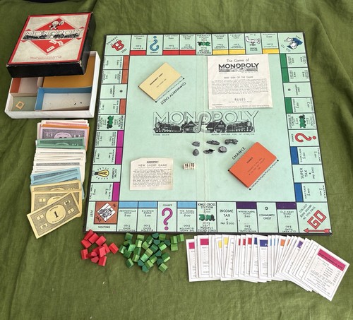 Vintage monopoly 1930s prewar - monopoly,