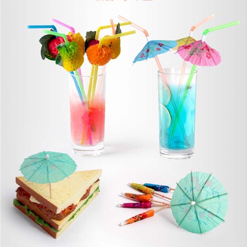 100pcs cocktail umbrella - 100pcs,