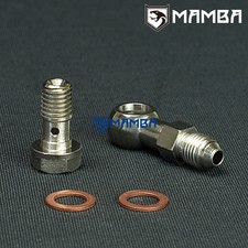 4AN - M10x1.5 Turbo Oil Feed Banjo Bolt IHI VF23 VF24 VF28 VF29 1.0mm Restrictor