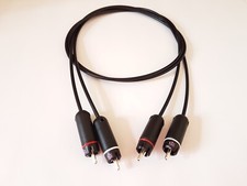 Mogami 2803 with KLE Pure 22 Harmony RCA Plugs High-End Interconnect Cable Pair