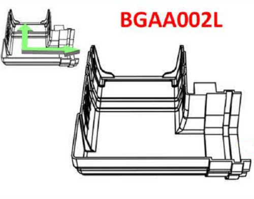 Bgaa002 165mm box - 90°,