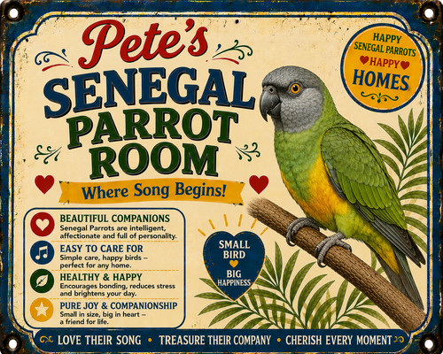Senegal parrot personalised - senegal,