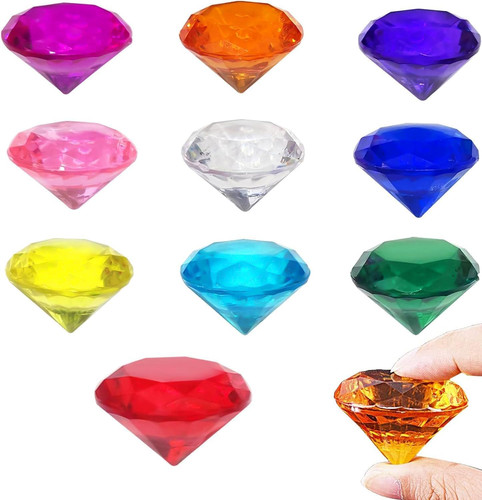 40mm gemstones for kids 10pcs - 40mm,