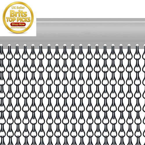 Aluminium fly screen - screen, chain