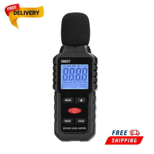 Digital sound level meter - level,