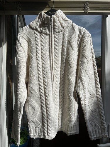 Ladies aran turtleneck - ladies, full