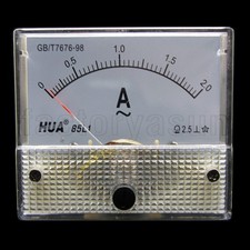 AC 2A Analog Panel AMP Current