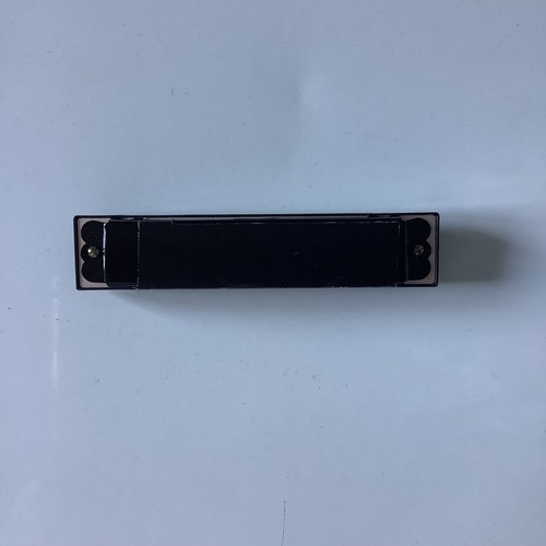 Black harmonica musical - black,