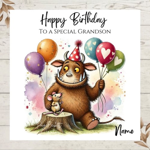 Personalised gruffalo mouse - personalised, &