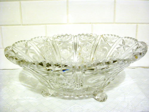 Vintage lead crystal glass - vintage,