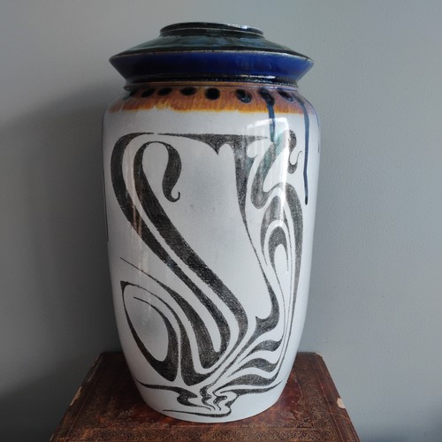 Large studio pottery vase - large,