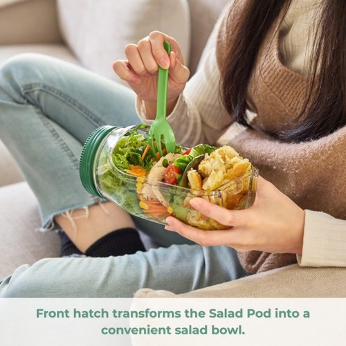 Salad pod container mason jar - salad,