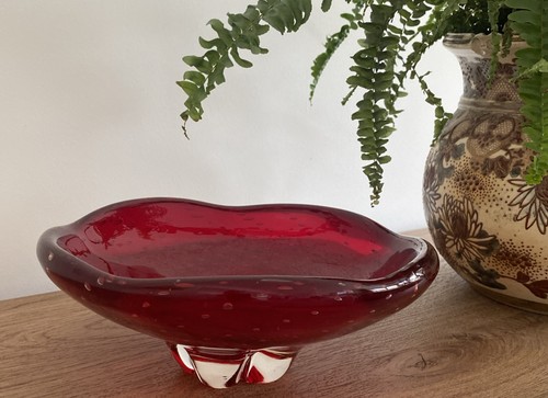 Whitefriars ruby red bubble - ruby,
