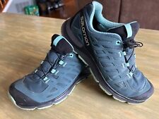 Salomon Synapse Women's Trail Running Shoe Teal Green Gray Size US 6.5