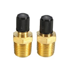 2Pcs 1/8" NPT Nickel Plated