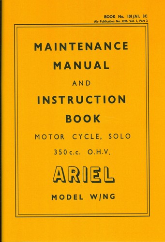 Ariel 350 manual and - wd,