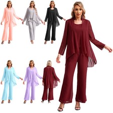 Women Chiffon 3-Piece Set