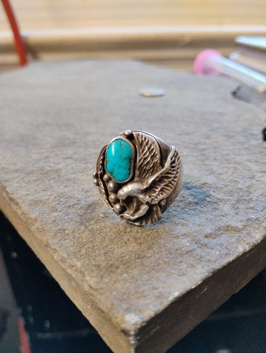 Vtg navajo sterling silver - navajo,