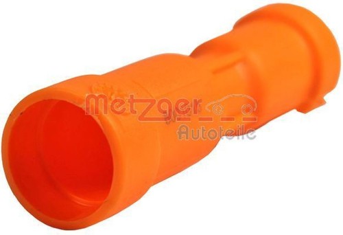 Orange plastic oil dipstick - plastic,