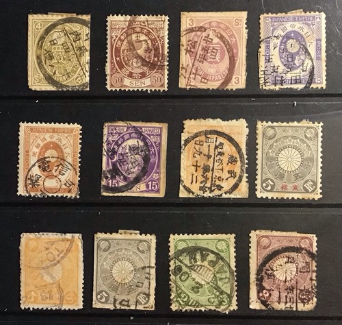 Japan empire stamp - stamp, selection