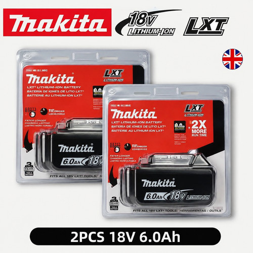 Genuine makita 6ah 18v - 2x,