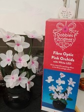Stunning Fibre Optic Orchid Plant, Christmas Decoration
