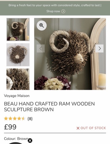 Rams head wall - head, hanging