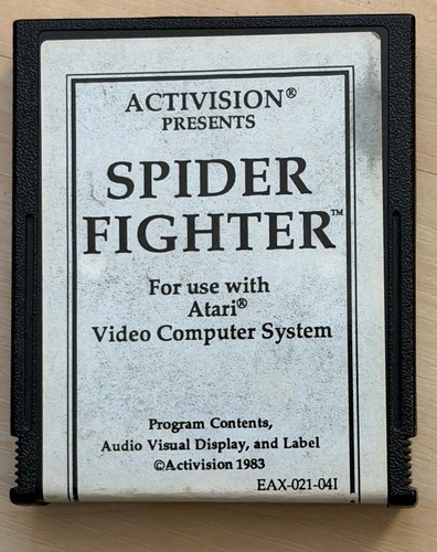 Atari 2600 game spider - atari,