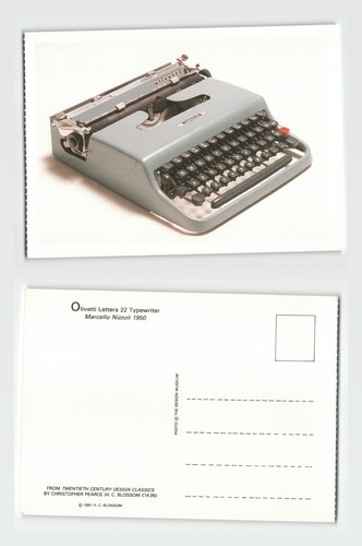 Postcard olivetti lettera 22 - olivetti,
