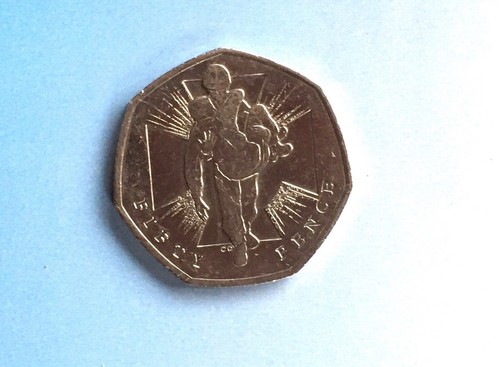 2006 50p coin wounded - 2006,