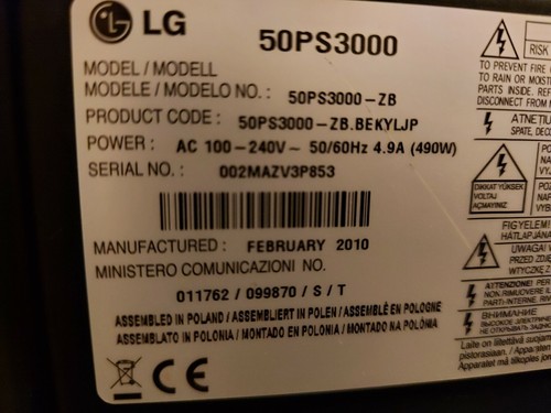 50ps3000 eax60487802 - lg,