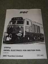 RARE BR Class 50 Vac GEC