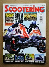Magazine Scootering Motorcycle Scooters Contents & Index Shown - Various