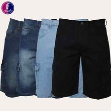 Mens Denim Shorts 100% Cotton