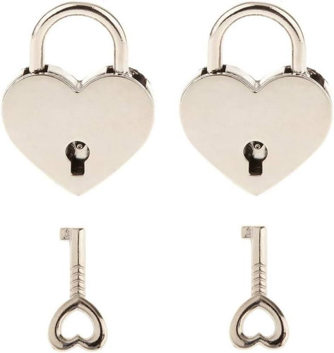 Small metal heart - small, shaped