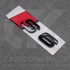 105 x 36mm Audi S6 Gloss Black