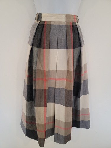 Vintage skirt midi kilt - kilt, wool