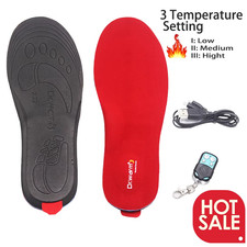 Dr.Warm Unisex Rechargeable Heated Insole with Remote Control Foot Warmers WOMEN