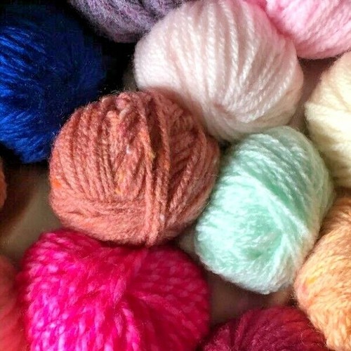 300g job lot bag yarn - 300g,